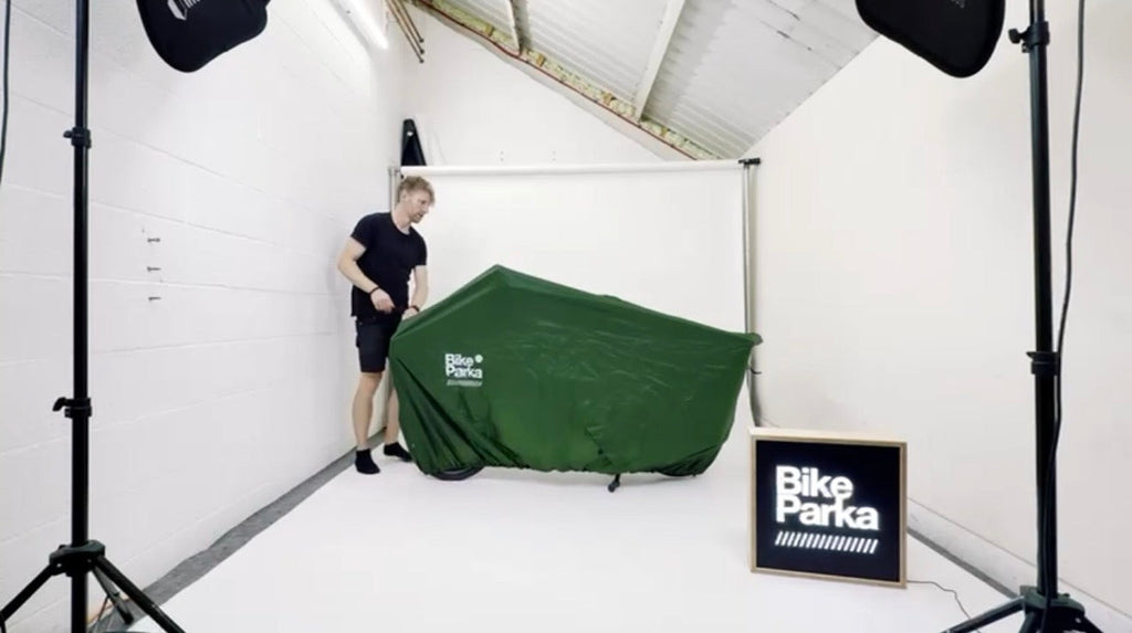How to Fit BikeParka Longtail Bike Cover on a Tern GSD